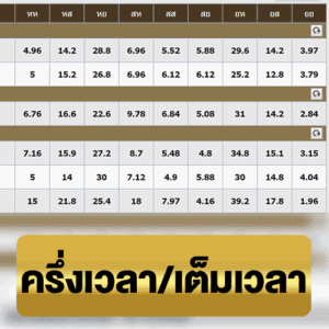 ครึ่งเวลาเต็มเวลา