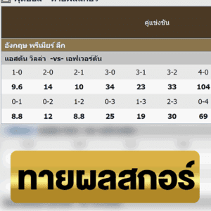 ทายผลสกอร์