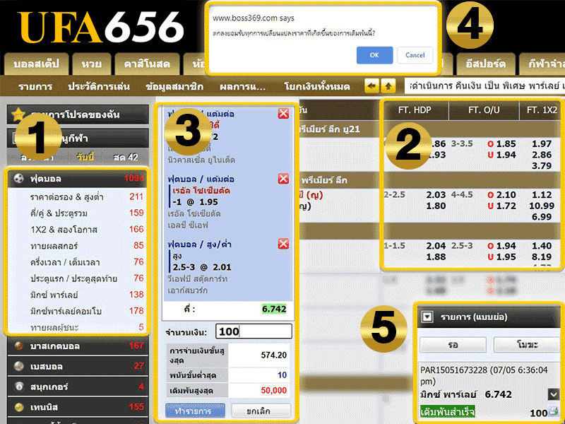 วิธีแทงบอลเต็ง