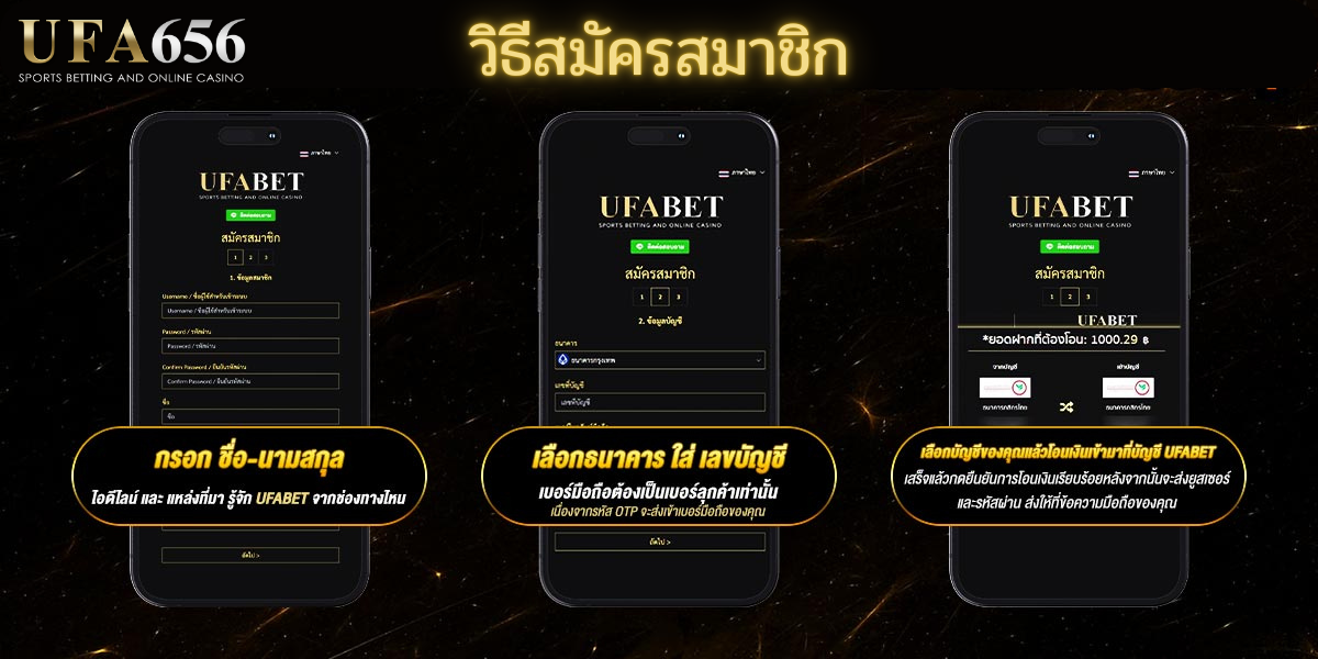 วิธีสมัครสมาชิก ufa656